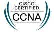 Cisco Certified CCNA — badge da certificação